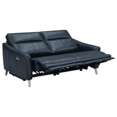 Derek Blue 3 Pc Power Sofa Set - MyWaynesHome #