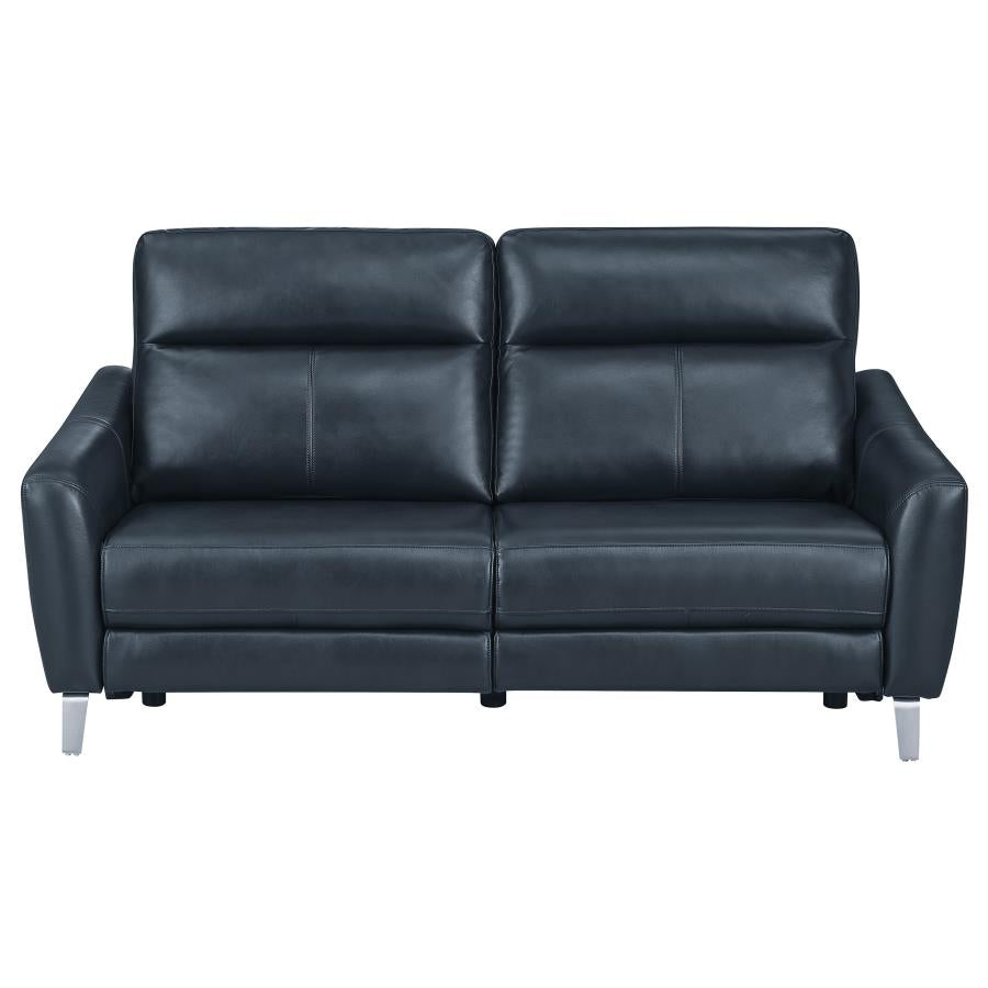 Derek Blue 3 Pc Power Sofa Set - MyWaynesHome #