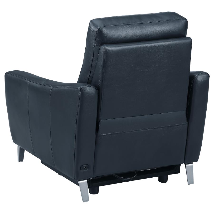 Derek Blue Power Recliner - MyWaynesHome #