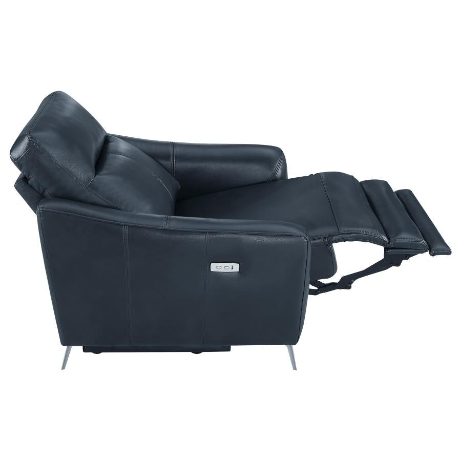 Derek Blue Power Recliner - MyWaynesHome #