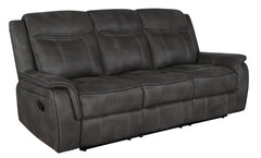 Lawrence Black 3 Pc Motion Sofa Set - MyWaynesHome #