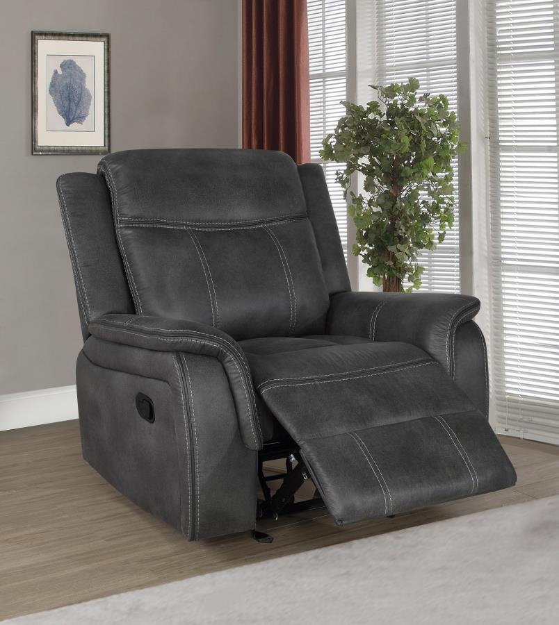 Lawrence Black Glider Recliner - MyWaynesHome #