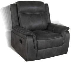 Lawrence Black Glider Recliner - MyWaynesHome #