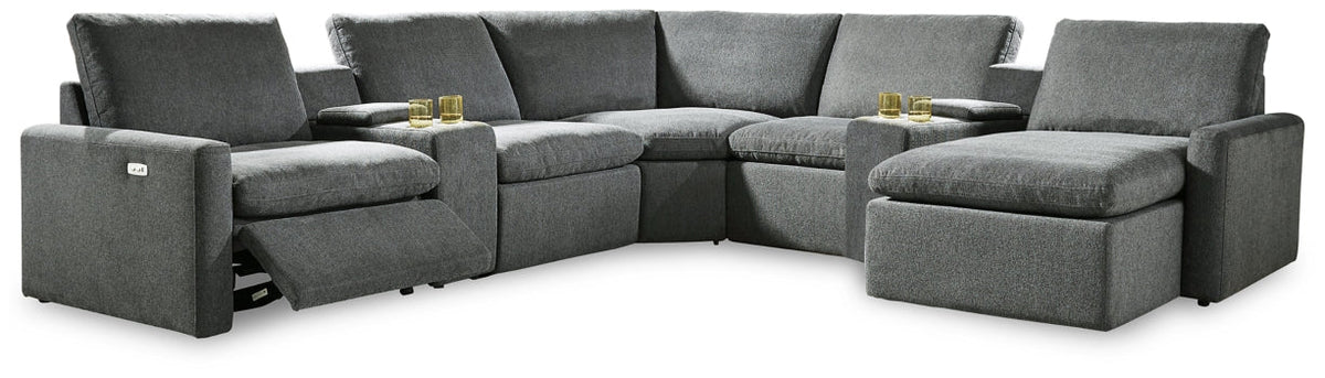 Hartsdale 7-Piece Power Reclining Sectional - MyWaynesHome #