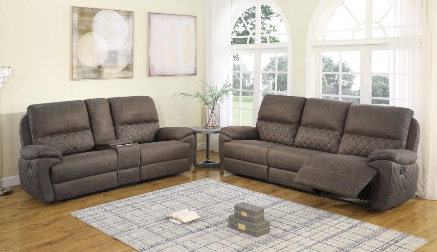 Variel Brown 6 Pc Motion Sectional - MyWaynesHome #