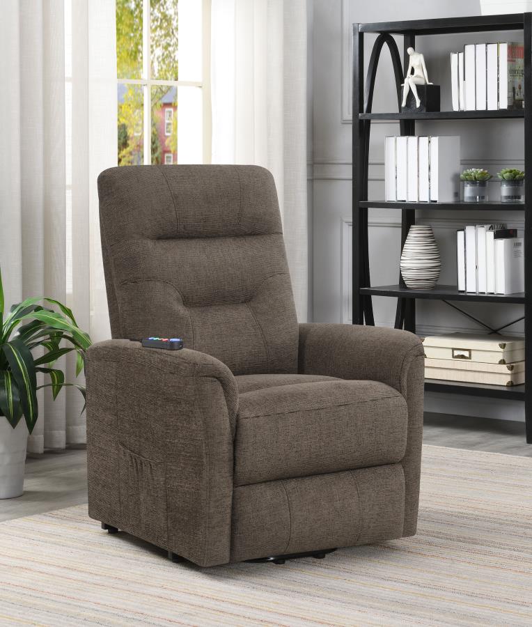 Henrietta Brown Power Lift Massage Chair - MyWaynesHome #