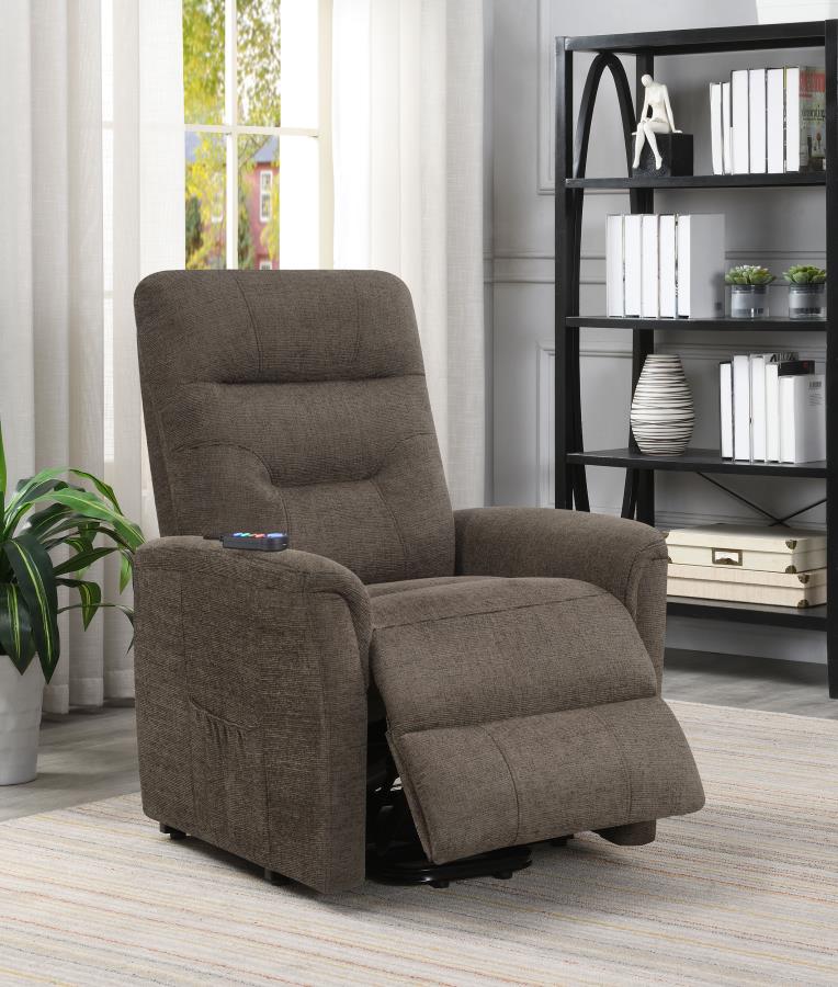 Henrietta Brown Power Lift Massage Chair - MyWaynesHome #