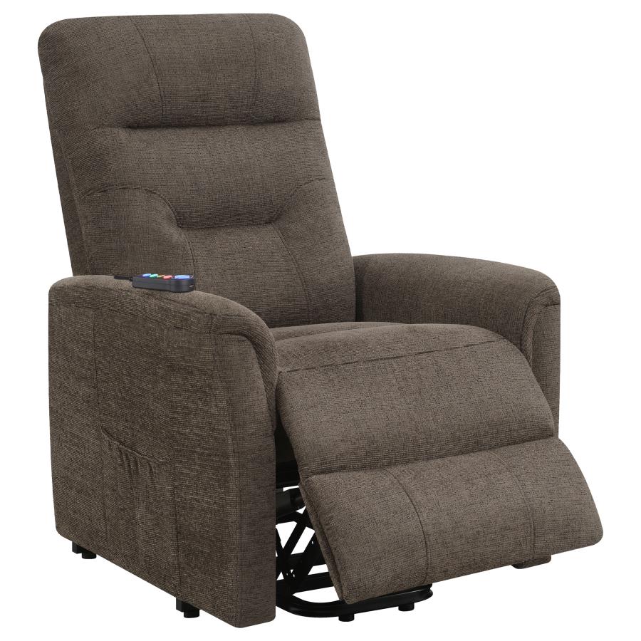 Henrietta Brown Power Lift Massage Chair - MyWaynesHome #