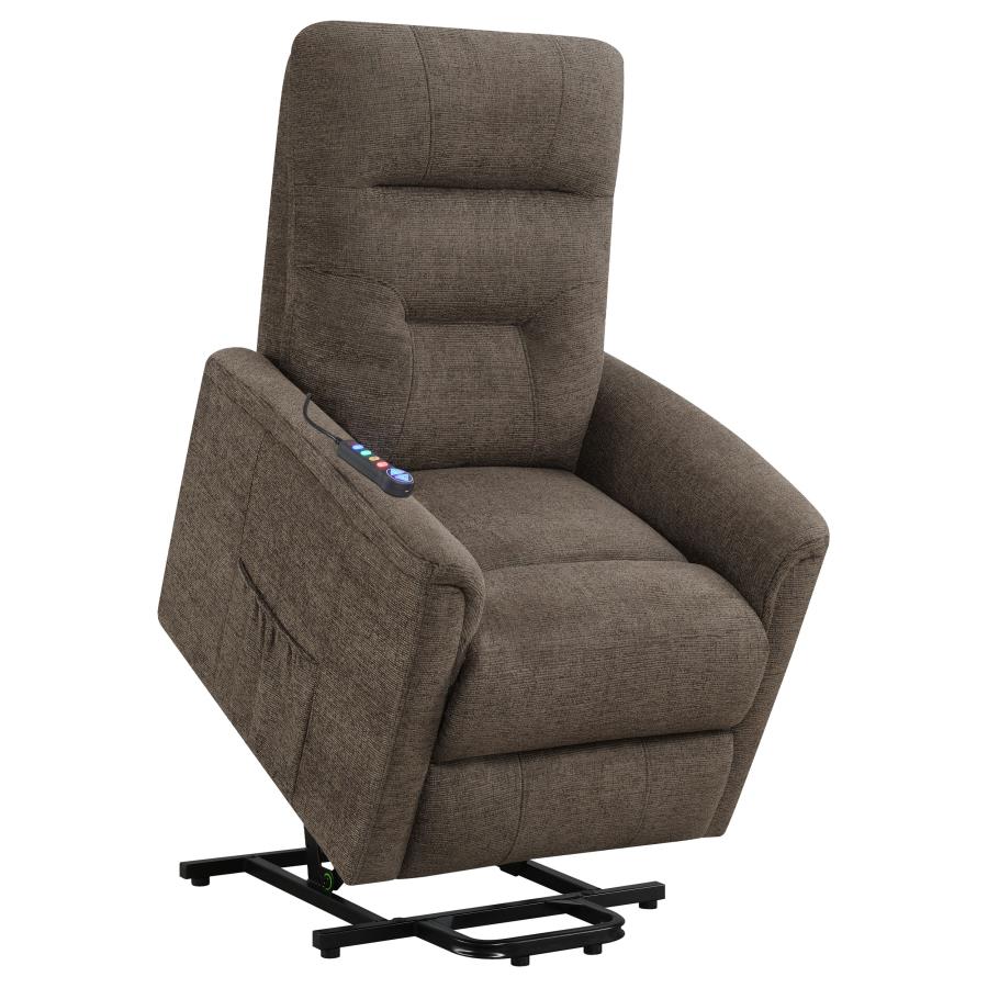 Henrietta Brown Power Lift Massage Chair - MyWaynesHome #