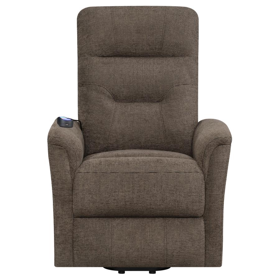 Henrietta Brown Power Lift Massage Chair - MyWaynesHome #