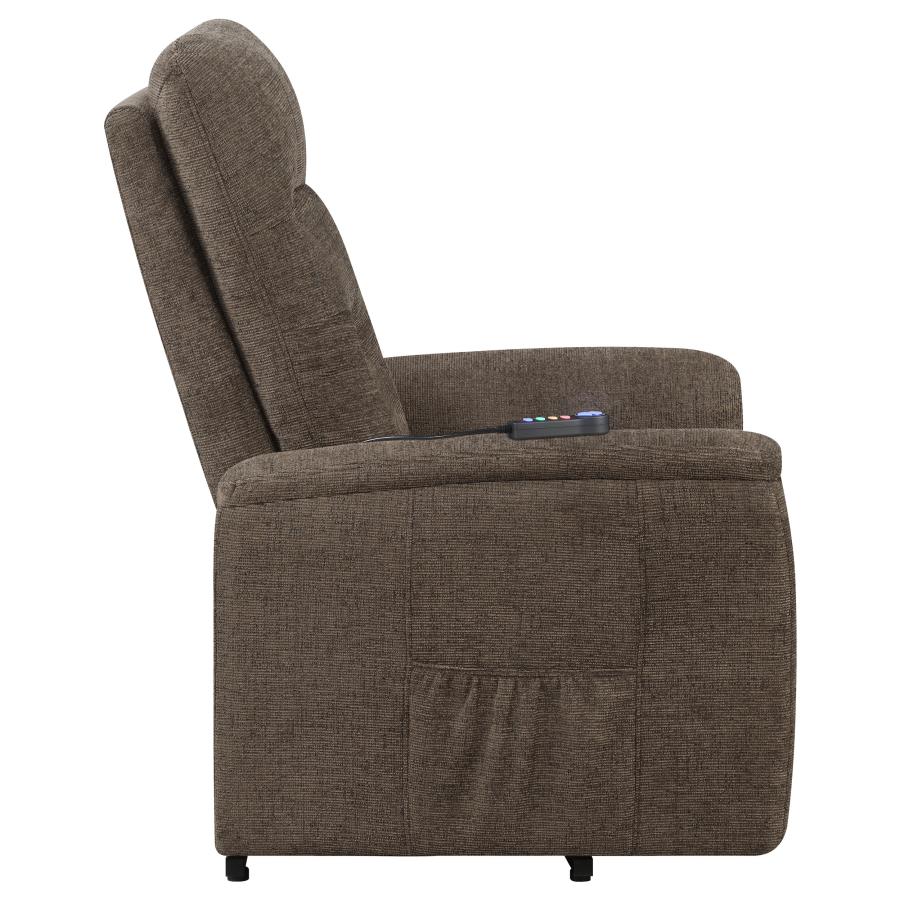 Henrietta Brown Power Lift Massage Chair - MyWaynesHome #