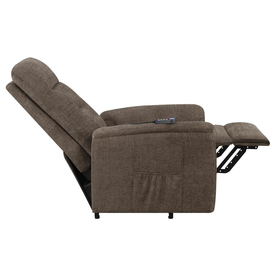 Henrietta Brown Power Lift Massage Chair - MyWaynesHome #