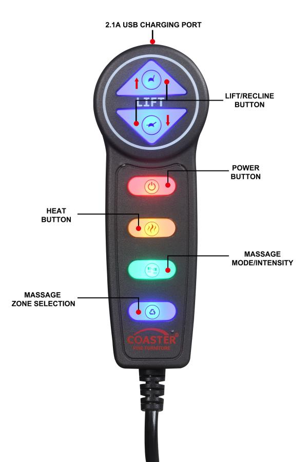 Henrietta Brown Power Lift Massage Chair - MyWaynesHome #