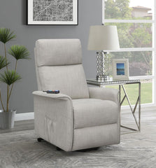 Herrera Beige Power Lift Massage Chair - MyWaynesHome #