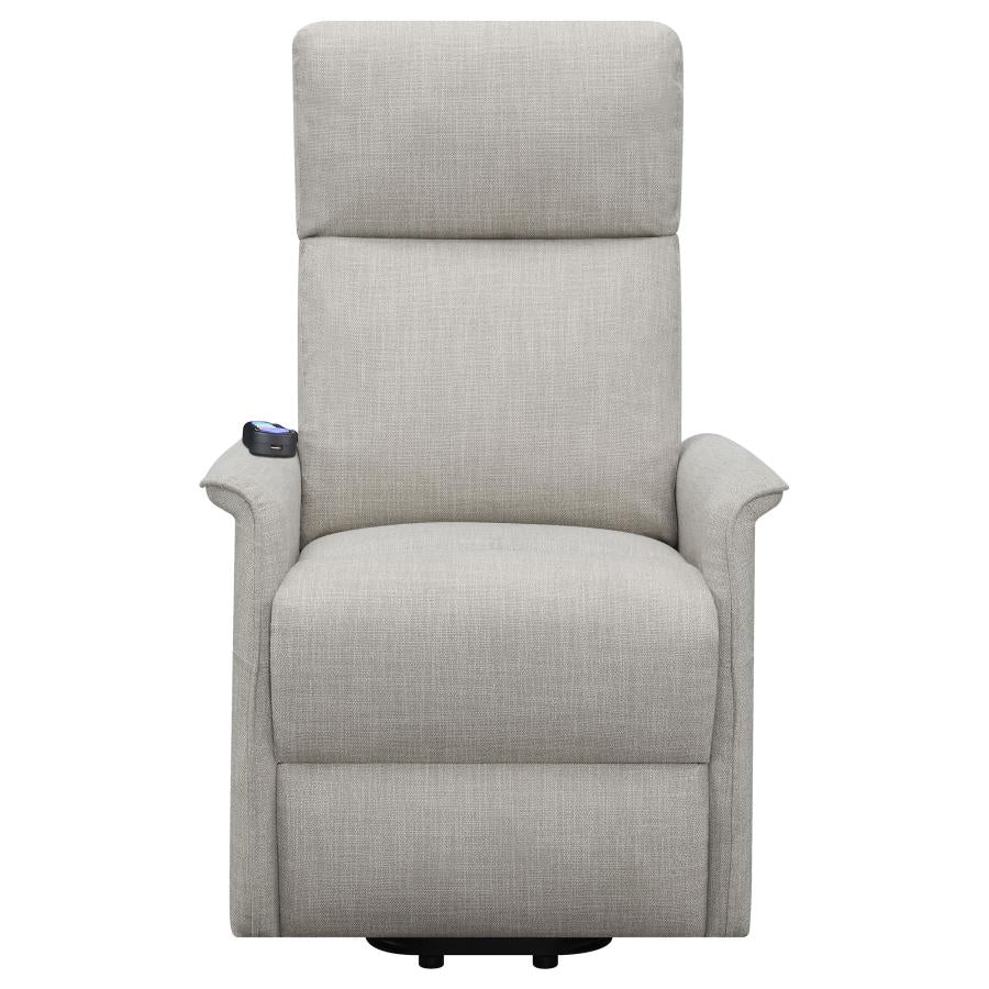 Herrera Beige Power Lift Massage Chair - MyWaynesHome #