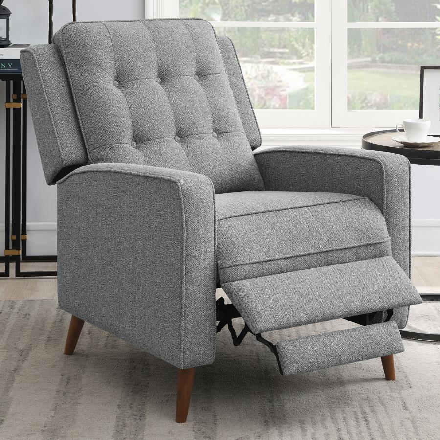 Davidson Grey Push Back Recliner - MyWaynesHome #