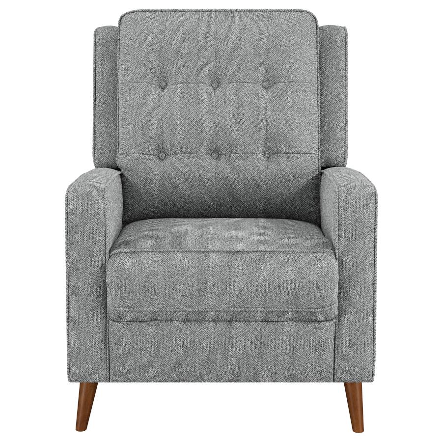 Davidson Grey Push Back Recliner - MyWaynesHome #