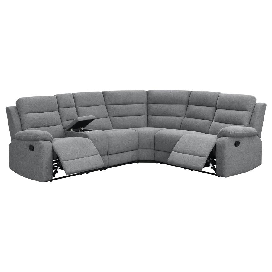 David Grey 3 Pc Motion Sectional - MyWaynesHome #