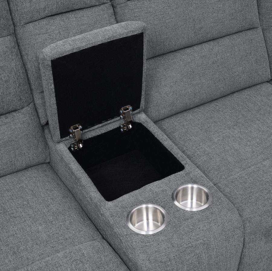 David Grey 3 Pc Motion Sectional - MyWaynesHome #