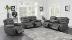 Flamenco Grey 3 Pc Power Sofa Set - MyWaynesHome #
