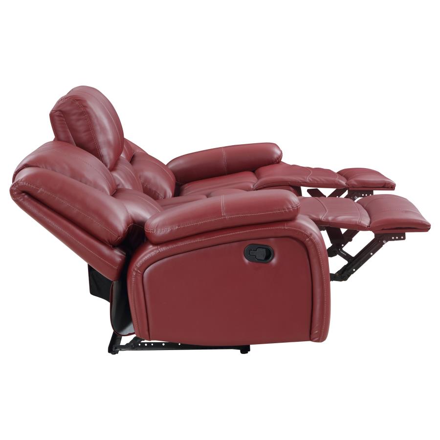 Camila Red Motion Sofa - MyWaynesHome #