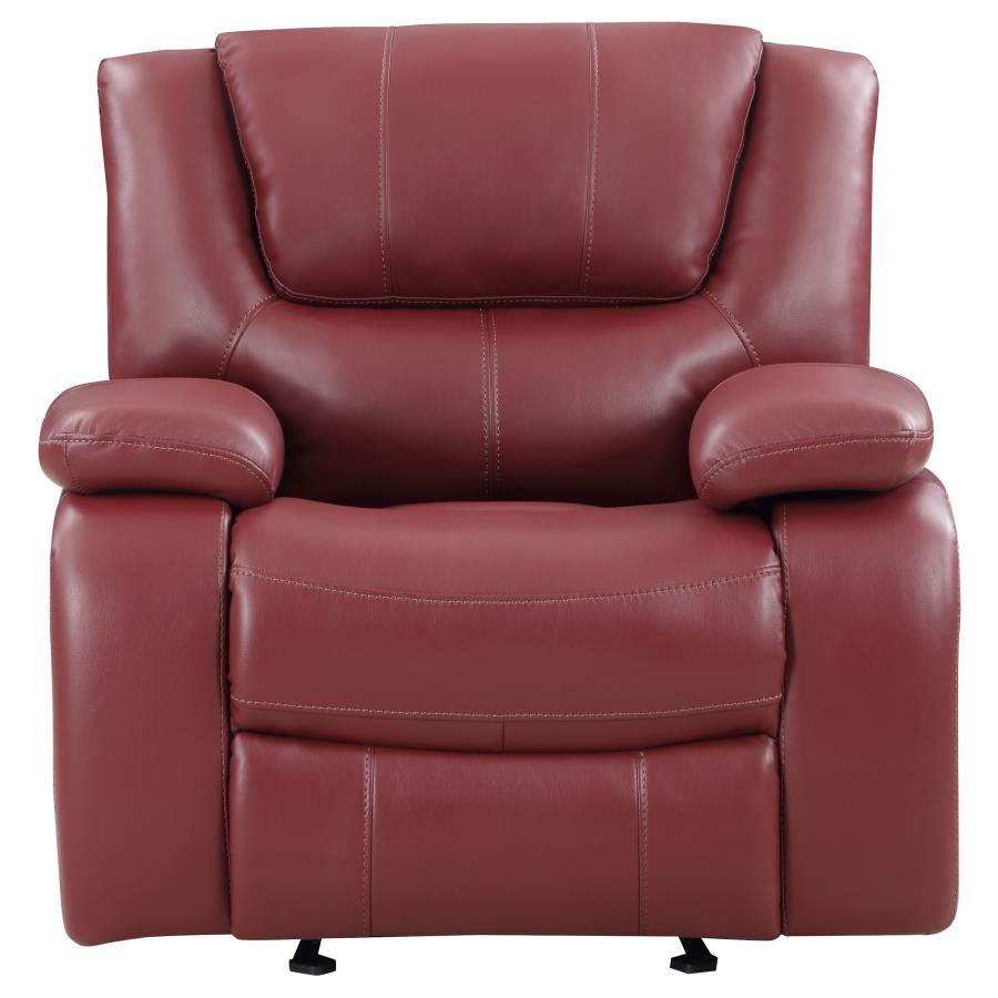 Camila Red Glider Recliner - MyWaynesHome #