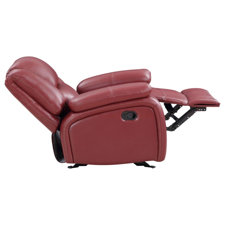 Camila Red Glider Recliner - MyWaynesHome #