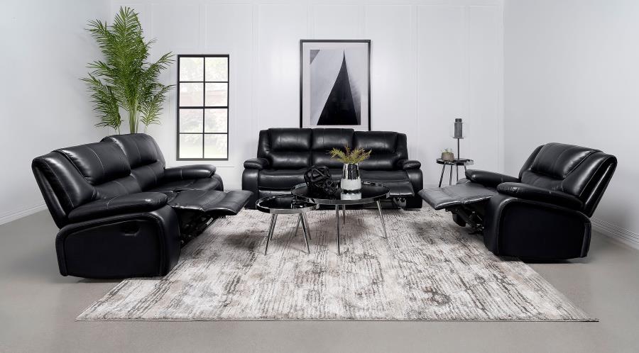 Black Motion Sofa - MyWaynesHome #
