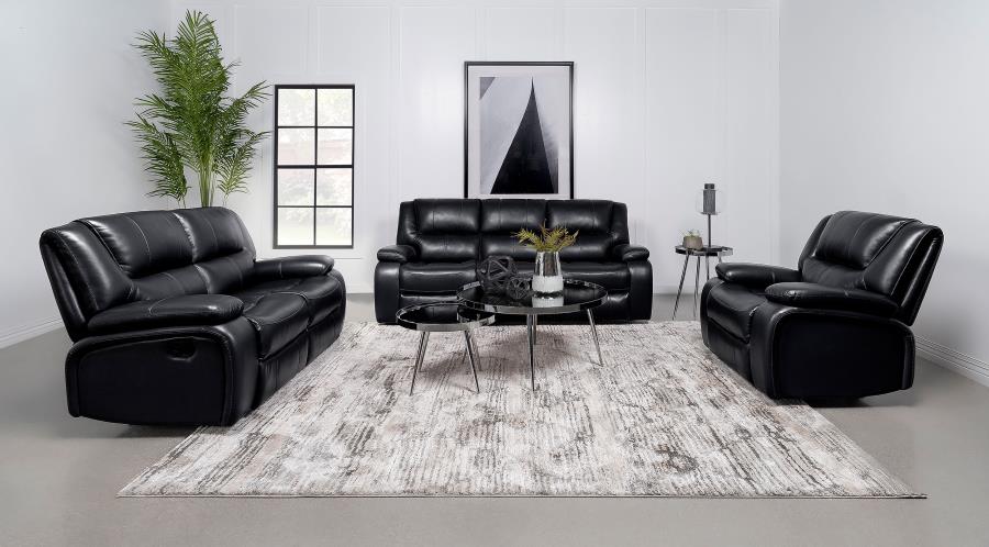 Black Motion Loveseat - MyWaynesHome #