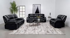 Black Motion Loveseat - MyWaynesHome #