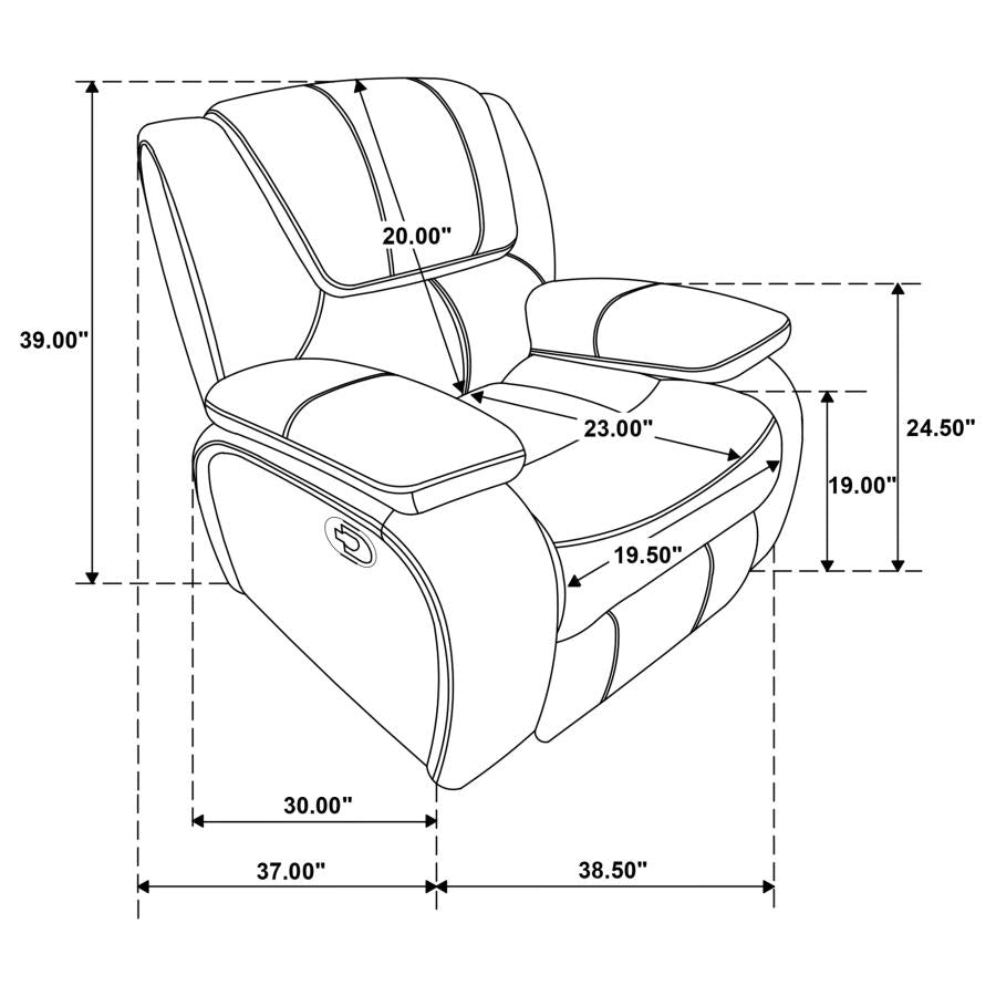 Black Glider Recliner - MyWaynesHome #