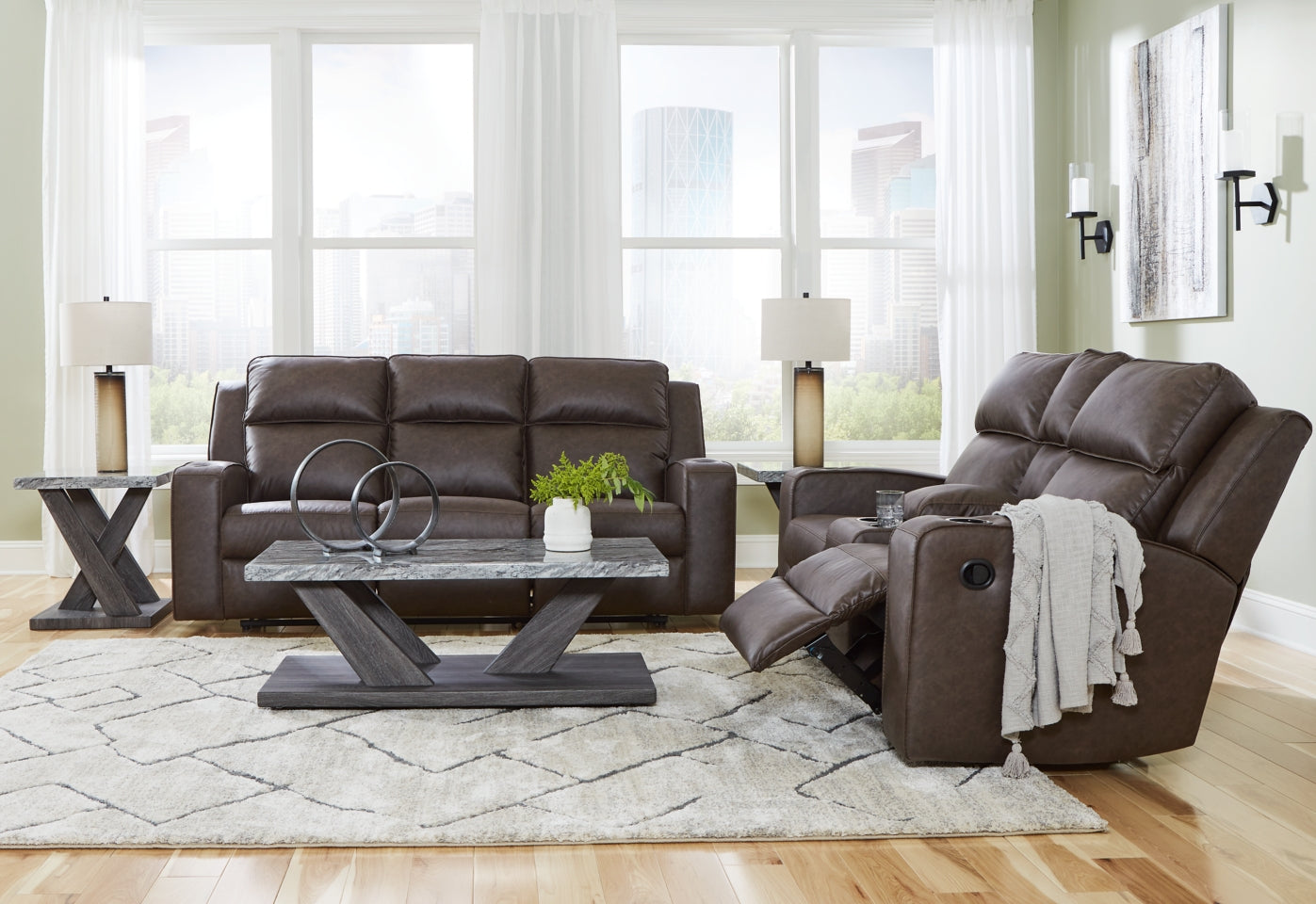 Lavenhorne Sofa and Loveseat - MyWaynesHome #