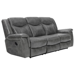 Conrad Grey 3 Pc Motion Sofa Set - MyWaynesHome #