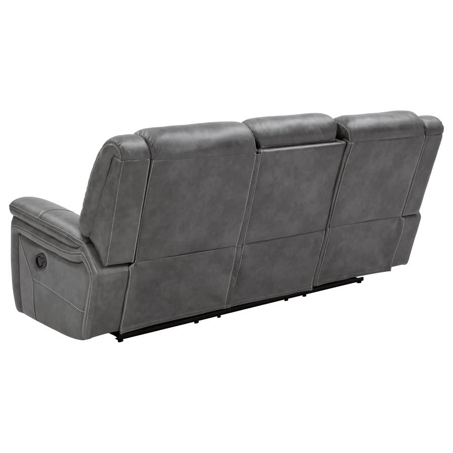 Conrad Grey Motion Sofa W/ Pop Up Outlet - MyWaynesHome #