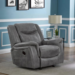 Conrad Grey Glider Recliner - MyWaynesHome #