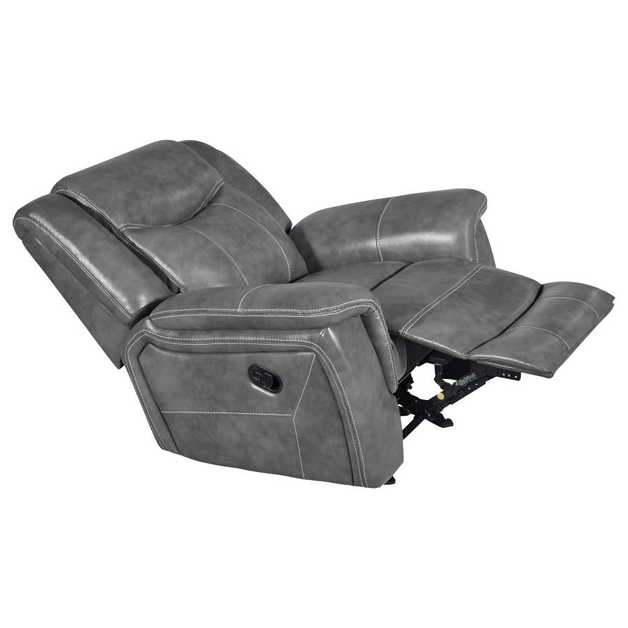 Conrad Grey Glider Recliner - MyWaynesHome #