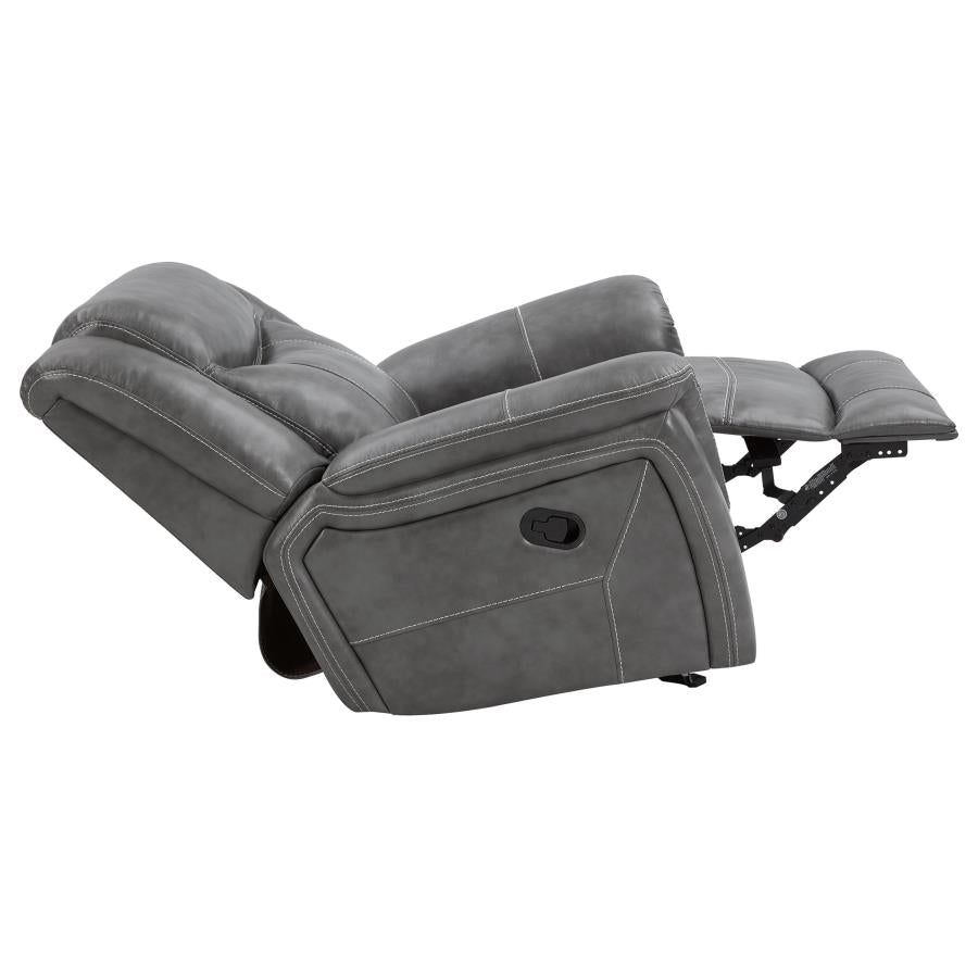 Conrad Grey Glider Recliner - MyWaynesHome #