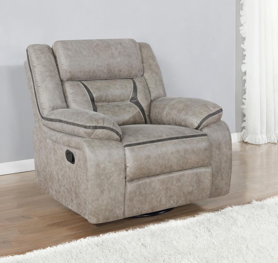 Greer Beige 3 Pc Motion Sofa Set - MyWaynesHome #