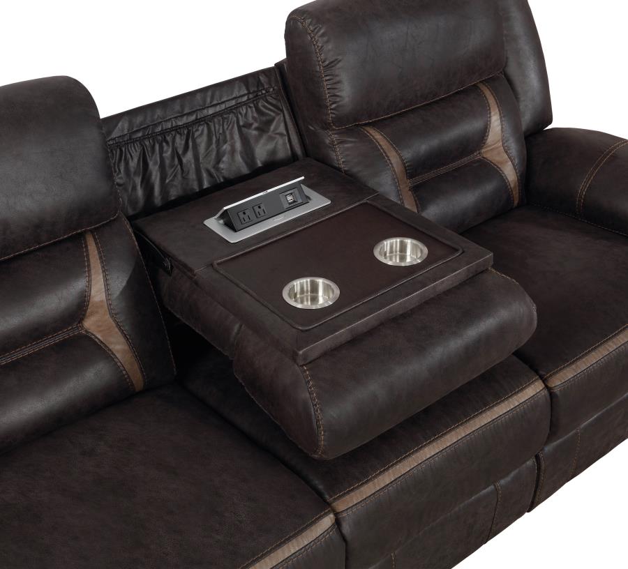 Greer Brown Motion Sofa - MyWaynesHome #