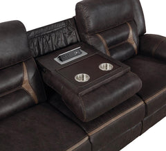 Greer Brown Motion Sofa - MyWaynesHome #