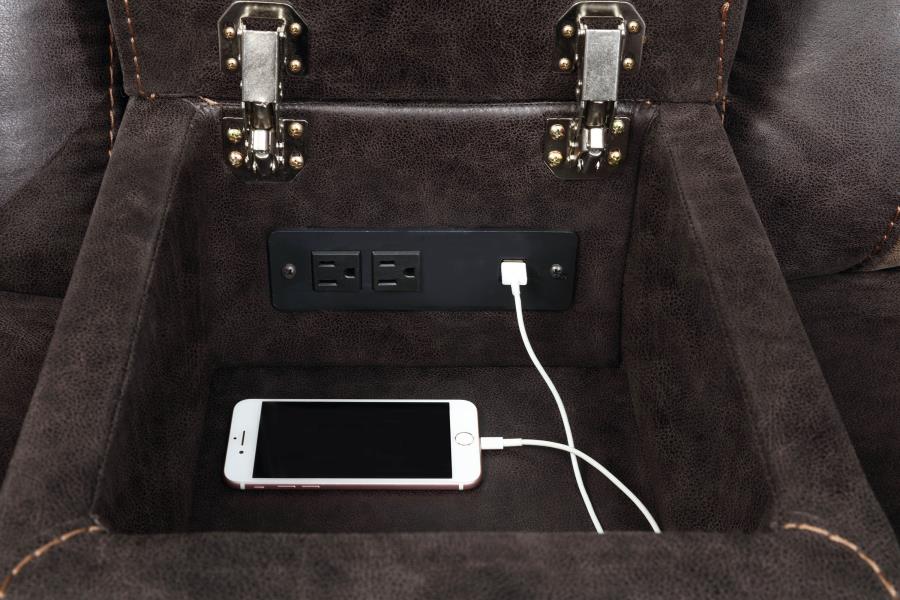 Greer Beige Glider Loveseat - MyWaynesHome #