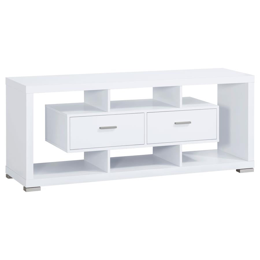 Darien White 59" Tv Stand - MyWaynesHome #