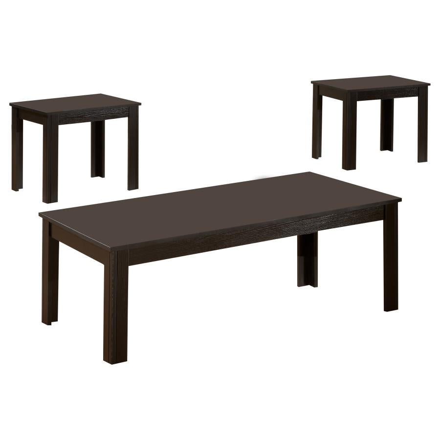 Elias Black 3 Pc Coffee Table Set - MyWaynesHome #