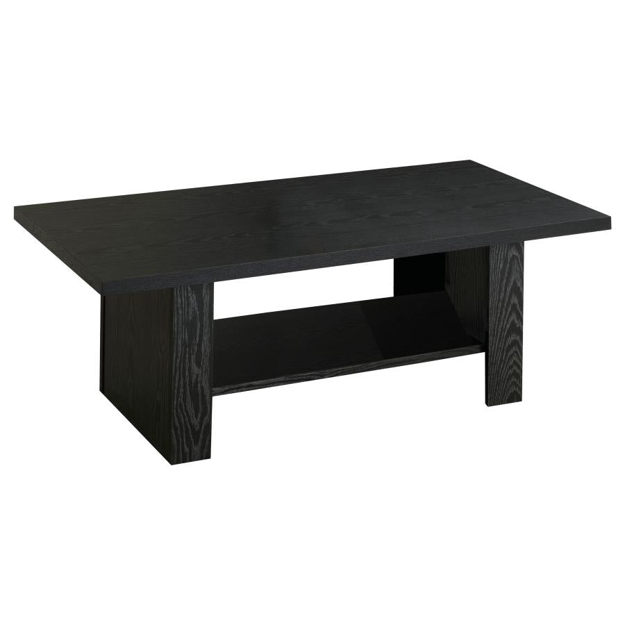 Rodez Black 3 Pc Coffee Table Set - MyWaynesHome #