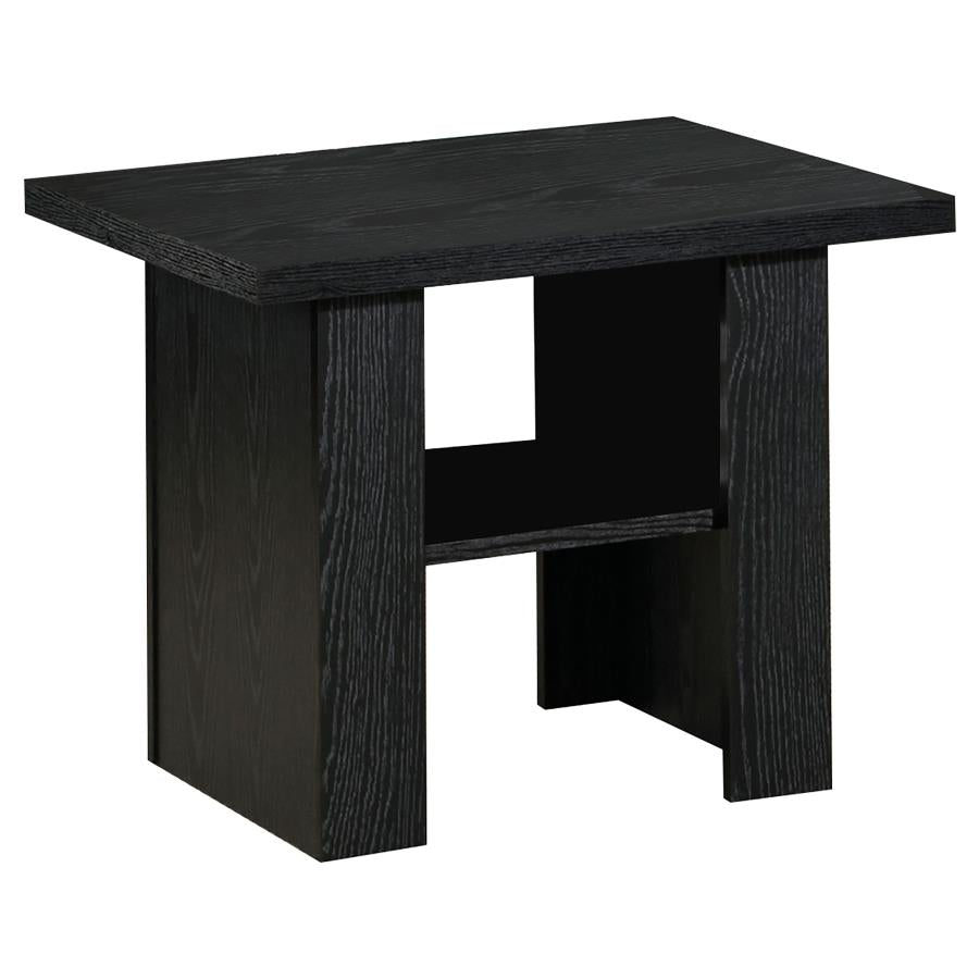 Rodez Black 3 Pc Coffee Table Set - MyWaynesHome #