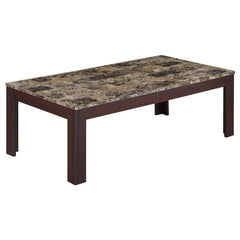 Rhodes Brown 3 Pc Coffee Table Set - MyWaynesHome #