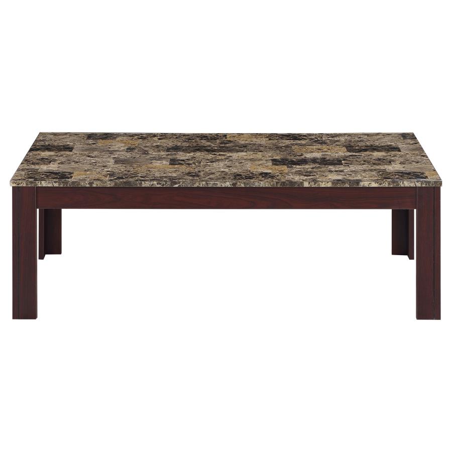 Rhodes Brown 3 Pc Coffee Table Set - MyWaynesHome #