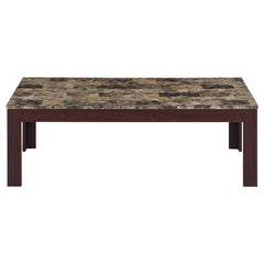 Rhodes Brown 3 Pc Coffee Table Set - MyWaynesHome #
