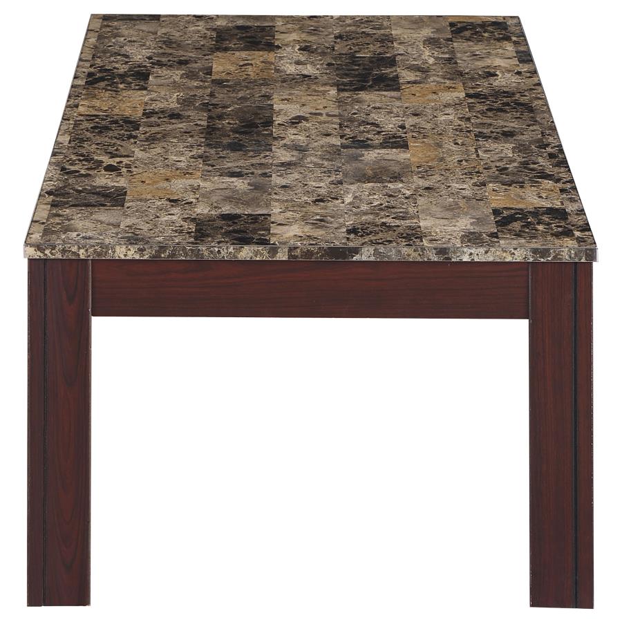 Rhodes Brown 3 Pc Coffee Table Set - MyWaynesHome #