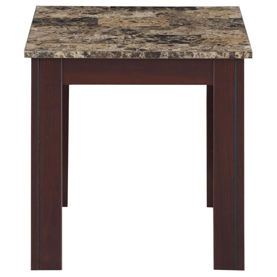 Rhodes Brown 3 Pc Coffee Table Set - MyWaynesHome #